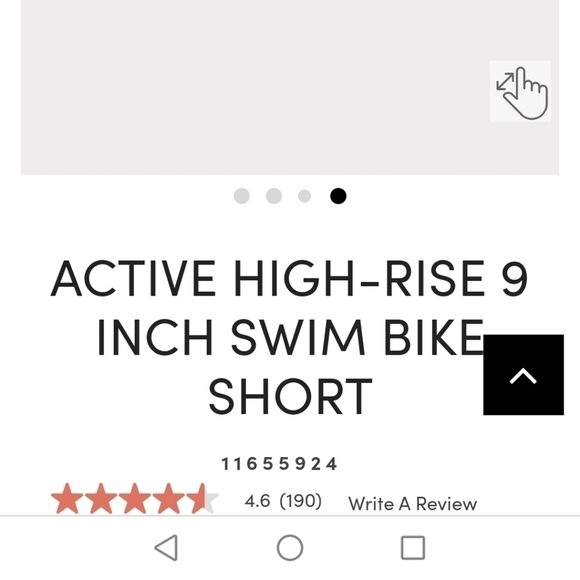 TORRID swim active high rise  9 INCH SWIM BIKE SHORT Torrid M/L fit like… - Picture 7 of 10